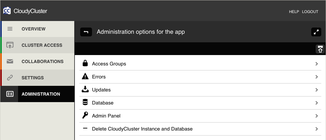 Control Instance Delete option from Administration Menu